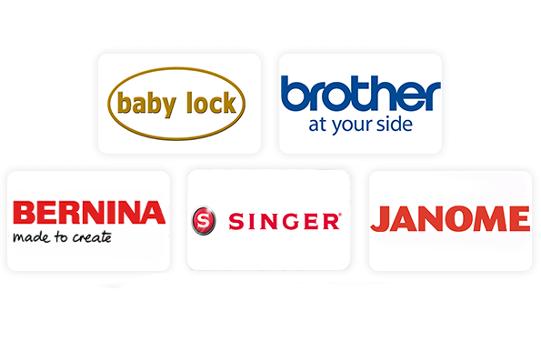 Brother, Singer, Janome, Baby Lock, Bernina